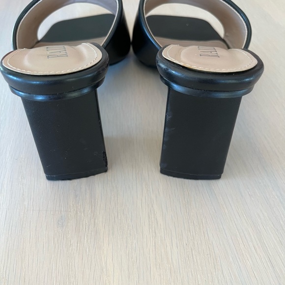 RAID Pia Wide-Fit black slide sandals with block heels - Picture 5 of 6